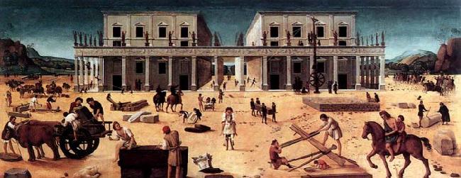 Piero di Cosimo The Building of a Palace china oil painting image